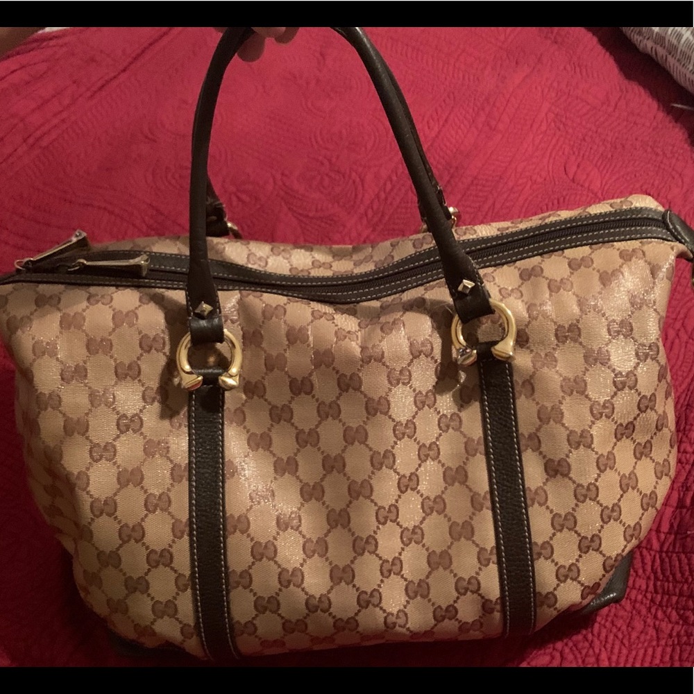 Authentic Gucci Crystal Satchel